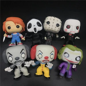 Pennywise character model CHUCKY /GHOSTFACE /PINHEAD /PENNYWISE /PENNYWISE /THE JOKER/BILLY Collection of gifts No box