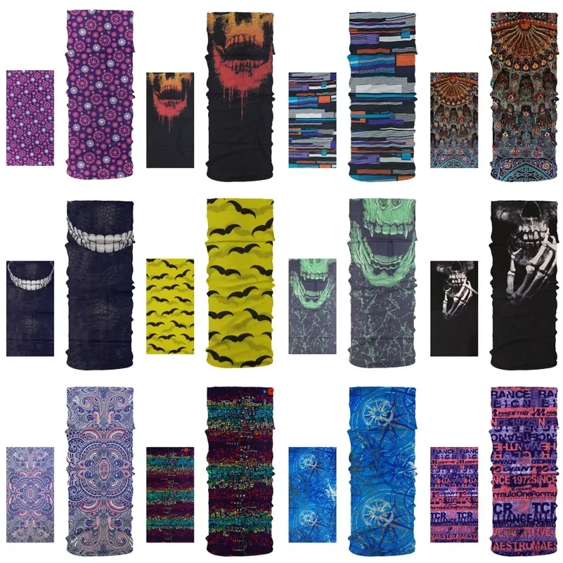 

Bicycle Riding Tube Scarf Magic Neck Gaiter Face Shield Sport Fishing Ski Camping Hiking Bandanas Headband Scarf Men Women Masks