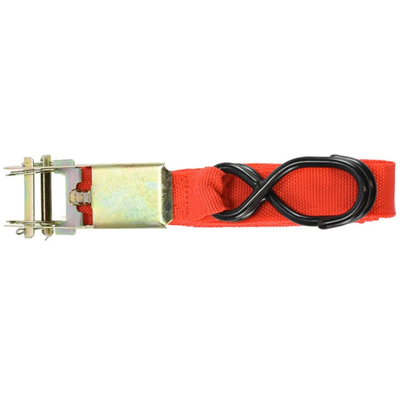 

4Pcs Durable Ratchet Tie Down Hold Secure Cargo Straps Moving Hauling Truck Motorcycle Straps Lashing Package Webbing