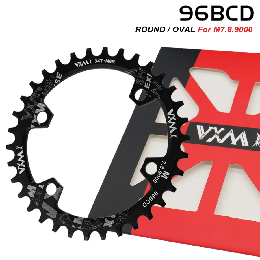 VXM 96BCD цепное кольцо Pedivela Monoplato mtb Горный BCD 96 велосипед 30T 32T 34T 36T 38T стандартная узкая широкая зубная пластина - изображение