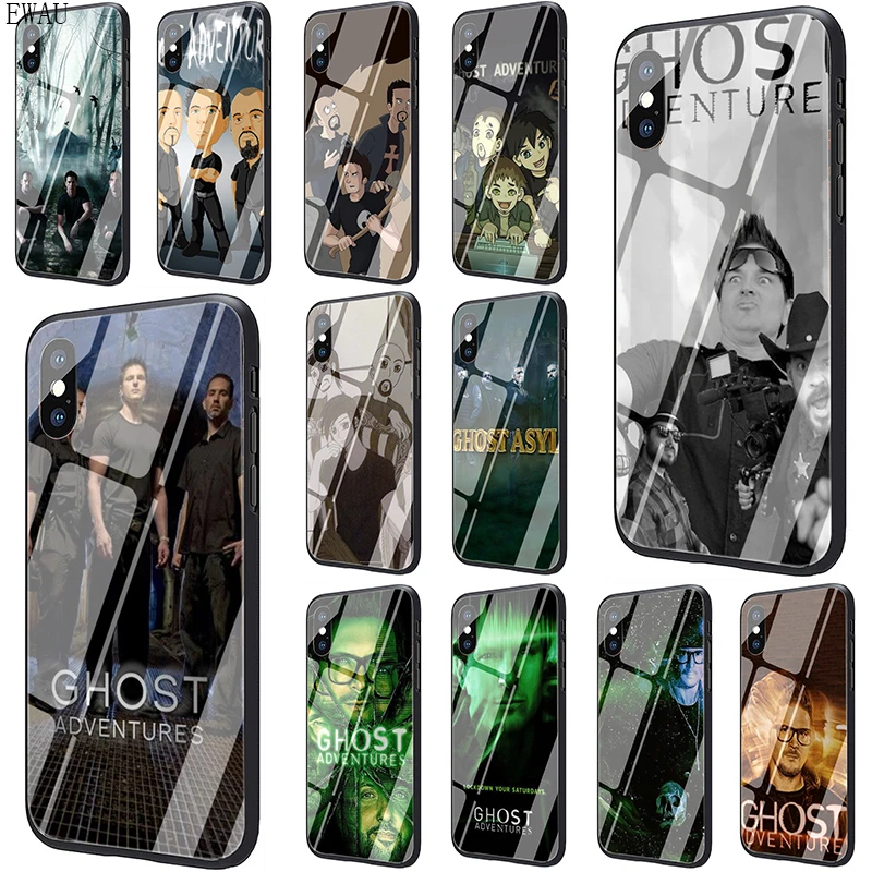 Чехол для телефона из закаленного стекла EWAU с приведениями призрака iphone SE 2020 5 5s 6