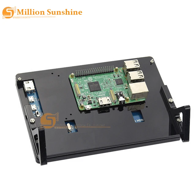 Акриловый держатель для Raspberry Pi 3 акриловый чехол только 7 дюймового экрана|case