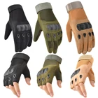 Перчатки мужские тактические, боевые митенки с закрытыми пальцами, в стиле милитари, для стрельбы, охоты, защитные перчатки