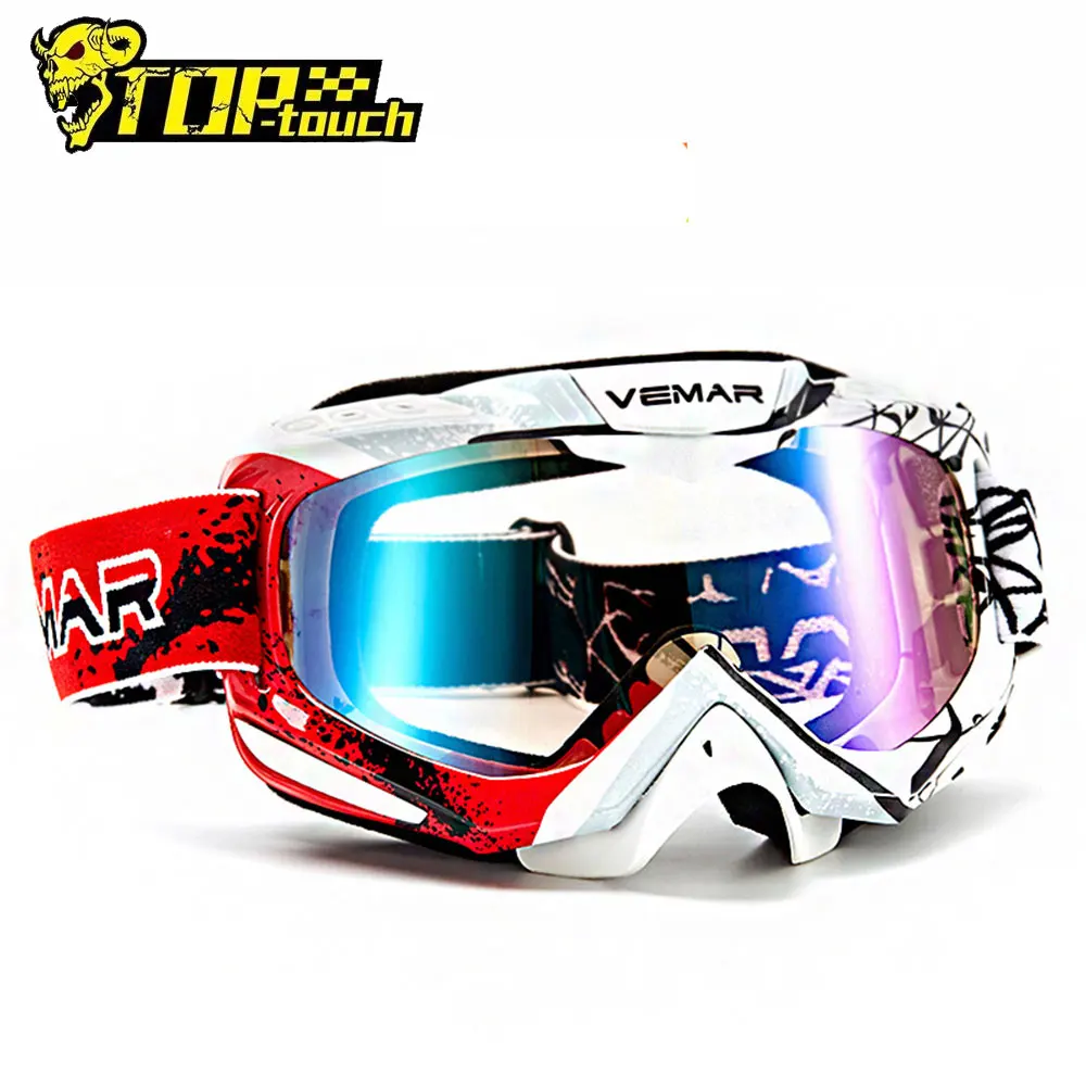 

VEMAR Women Men Motorcycle Off-Road Goggles Ski Motocross Glasses Anti-fog Eyewear Snowboard Glasses Motorbike Dirt Outdoor Lens