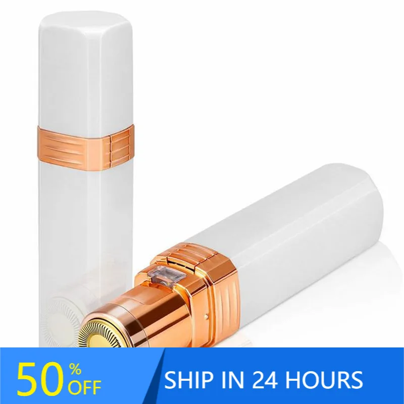

USB Charging Portable Electric Epilator Painless Hair Remover Epilator Eyebrow Trimmer Shaver For Face Lip Cheeks Women 20#1023