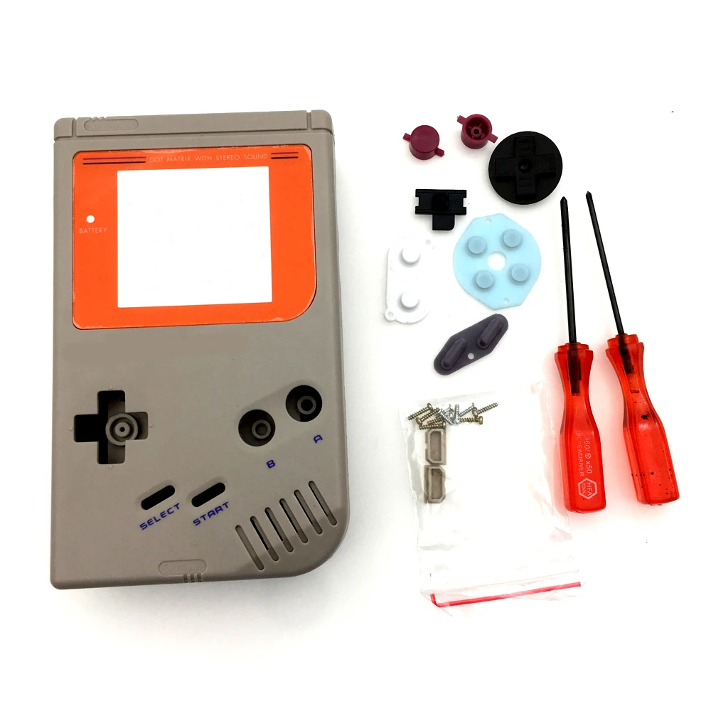 Для Gameboy игровой мальчик оригинальная консоль полный Чехол Корпус Замена для