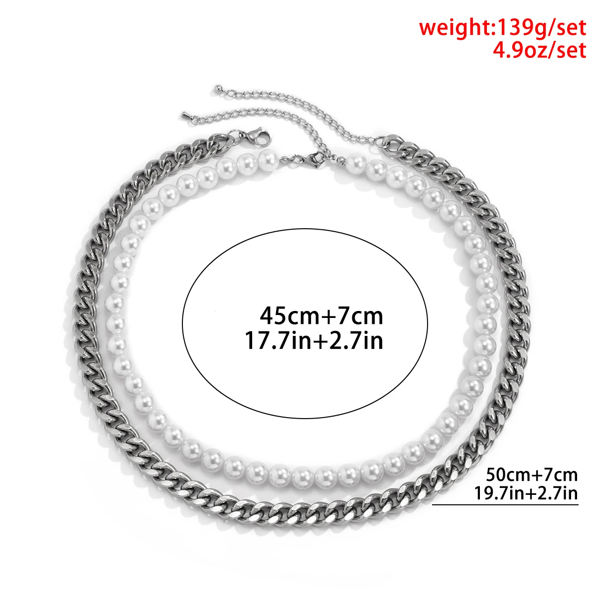 

Goth Stainless Steel Silver Color Chain Link Necklace For Men Jewelry Vintage Multi Layer Statement Short Collar Clavicle Chain