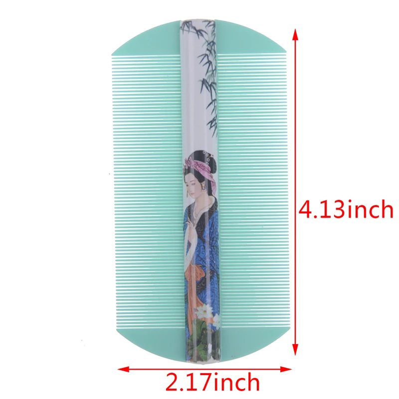 

1Pc Double Sided Head Hair Lice Comb Protable Fine Tooth Head Lice Flea Nit Hair Combs For Styling Tools