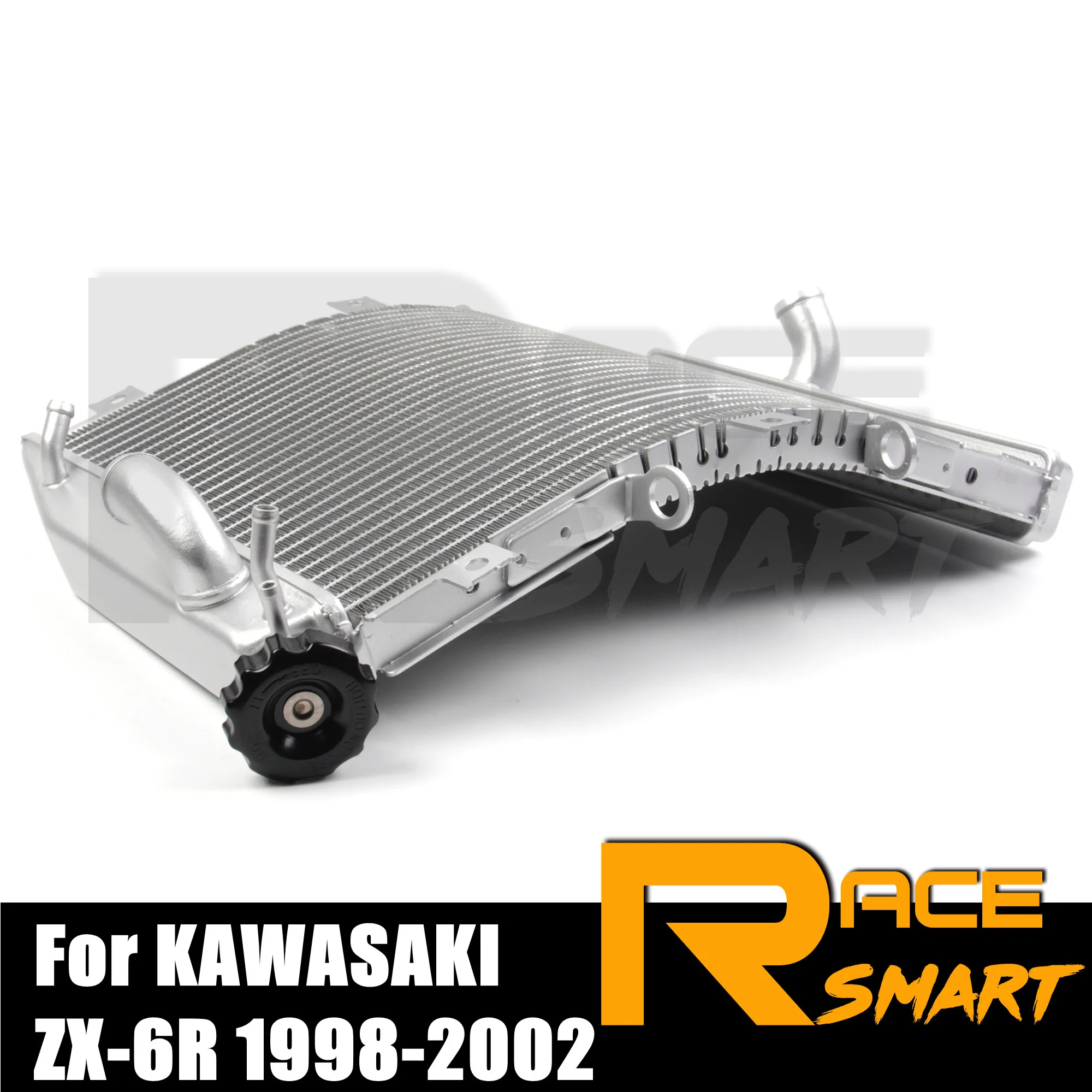 Мотоцикл радиатор охлаждения системы для KAWASAKI ZX-6R ниндзя 1998-2002 1999 2000 2001 ZX6R ZX 6R