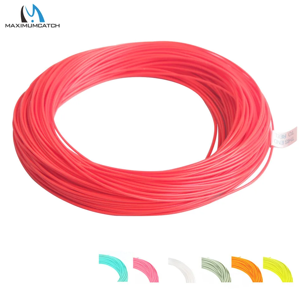 Maximumcatch 100FT 1/2/3/4/5/6/7/8WT вперед плавающая рыболовная леска со сварными петлями|line