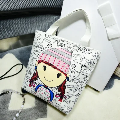 Style 8 Hellokitty модные дамские сумки, Курьерская сумка Портативные Сумки Холщовая Сумка женская мультяшная клатч женская сумка для покупок - Цвет: Style 8
