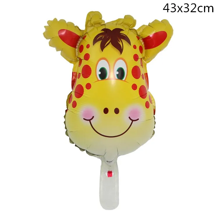giraffe head 24 дюймовый цветной Белый светодиодный шары светящийся прозрачный баллоны с гелием одежда для свадьбы, дня рождения украшения Дети Светодиодные ленты воздушный шар - Цвет: giraffe head