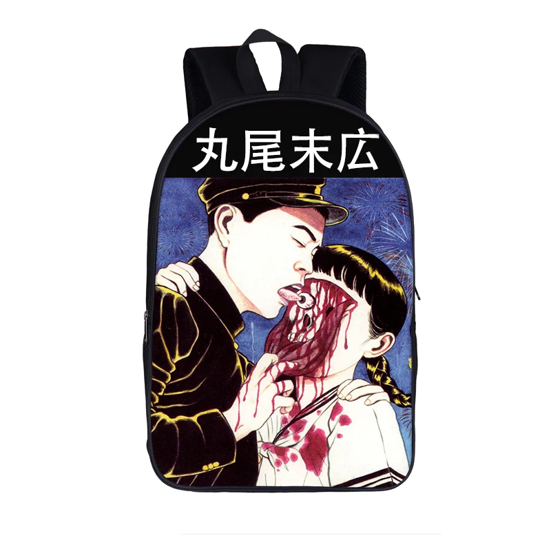 Рюкзак с ужасной мангой Junji Ito для мужчин и женщин школьные ранцы девочек
