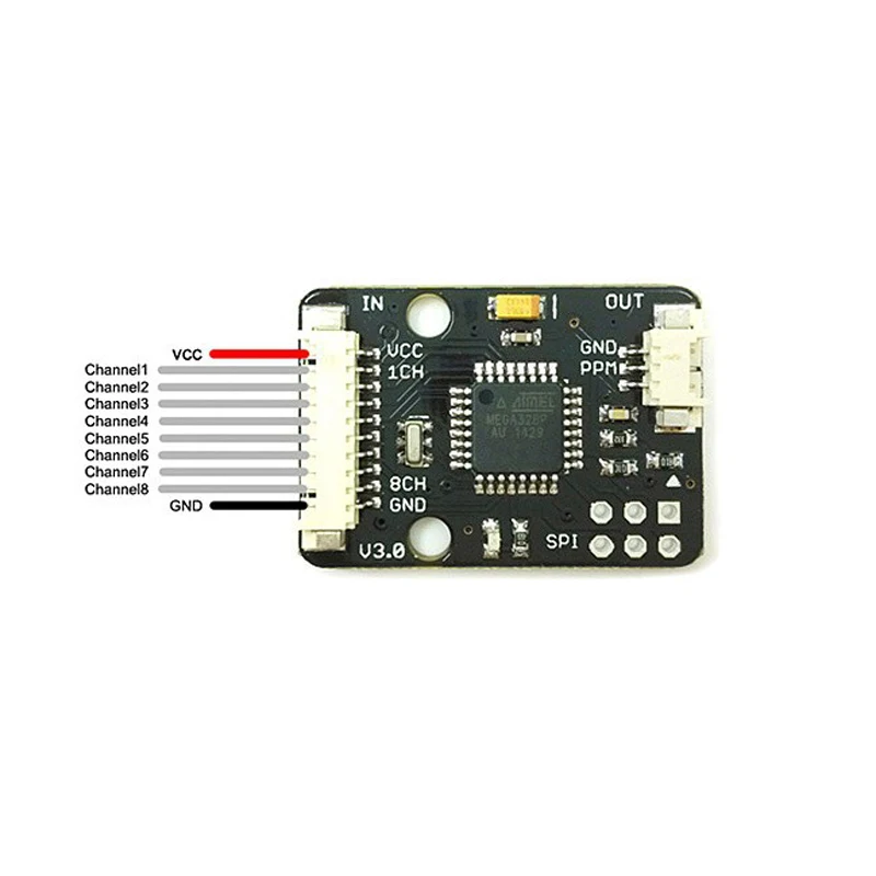 PWM к PPM энкодеру V3 для Pixhawk PX4 Paparazzi NAZE32 CC3D SP Racing F3 F4 | Игрушки и хобби