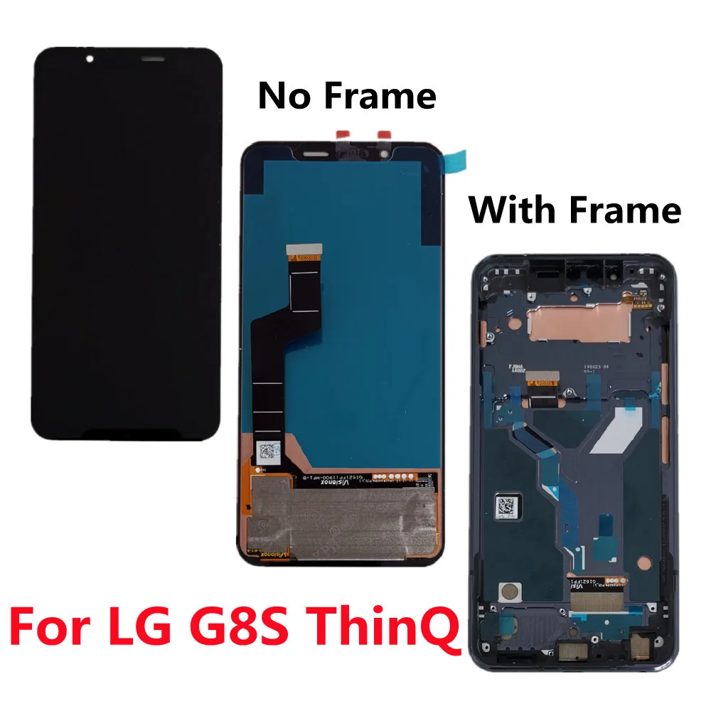 Оригинальный AMOLED ЖК экран для LG G8X G8S G8 V50S ThinQ дисплей сенсорный дигитайзер LMG850 LMG810