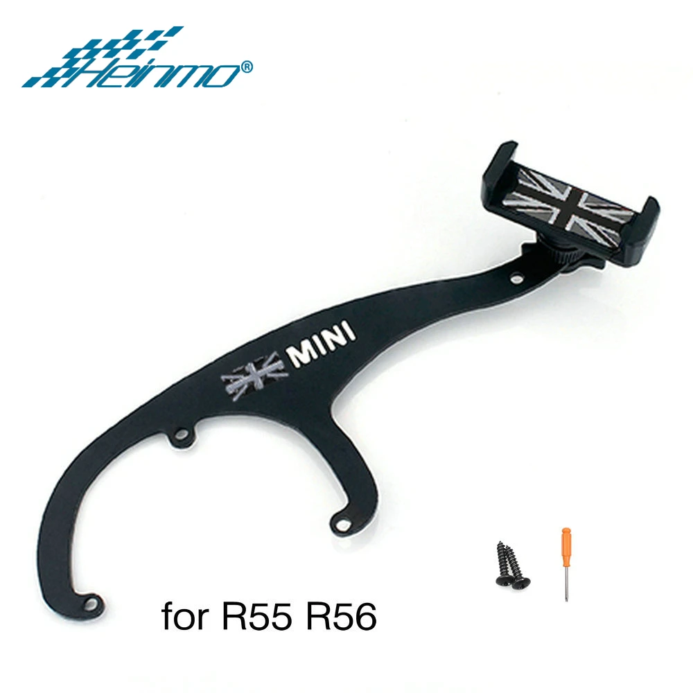 R55 R56 R57 GreyJack Аксессуары для MINI Cooper R55 R57 R60 R61 Автомобильный держатель для телефона для MINI Cooper R56 Countryman F56 F55 F60 Clubman F54 - Цвет: R55 R56 R57 GreyJack