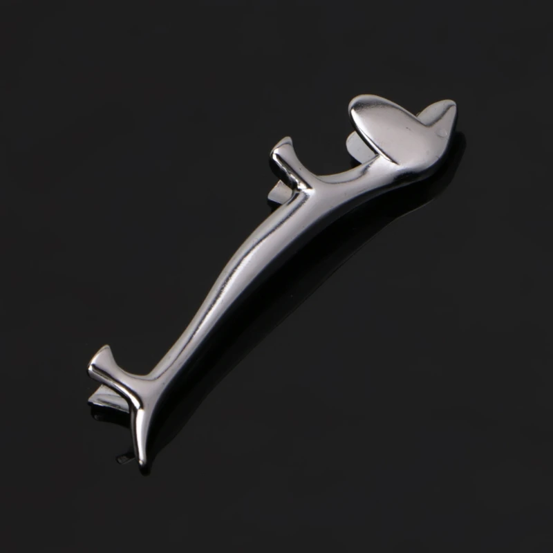 

Lovely Little Dog Chopsticks Holder Rest Metal Craft Stainless Steel Decoration