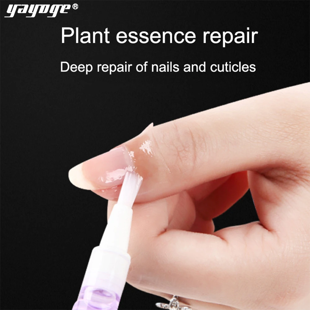 Yayoge 6ml Nail Nutrition Oil Pen Nail Treatment Pen 8 Smell Revitalizer Cuticle Oil Prevent Agnail Gel Polish Nourish Nail skin