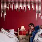 Акриловые зеркальные настенные 3d стикеры для спальни, телевизора, настенные мозаичные фоновые Стикеры, художественный декор стен сделай сам