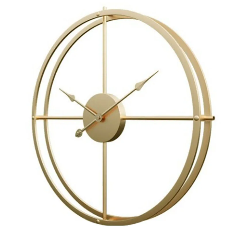 

Large Vintage Metal Wall Clock Modern Design for Home Office Decor Hanging Watches Living Room Clic Wall Clock