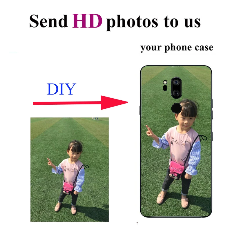 Рождественский подарок DIY Фото Мягкий силиконовый чехол для телефона на заказ LG G8