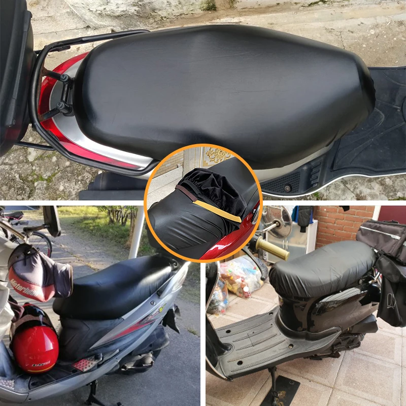 Мотоциклетная красивая накидка на сиденье для защиты от солнца, водонепроницаемая с трехмерной сеткой и аксессуарами.
