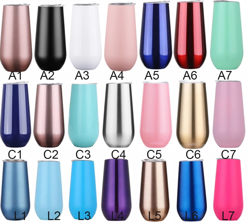 6 унций винный стакан шампанское пиво кофе бокал для вина бесступенчатый термос