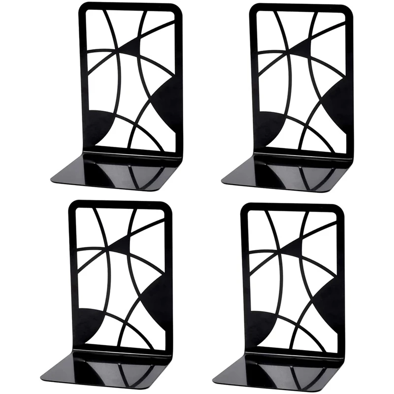 

PPYY-Book Ends, Bookends, Book Ends for Shelves, 2Pair Bookend for Books, Book Divider Decorative Holder