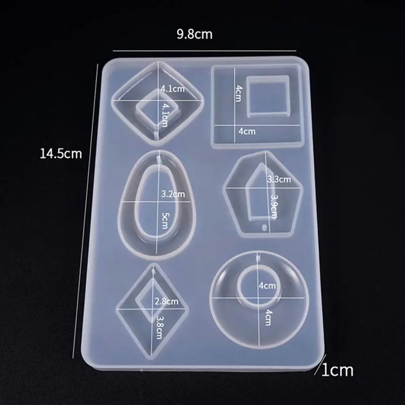 1 комплект силиконовые акриловые серьги ожерелье подвеска 15 ячеек|Ювелирная