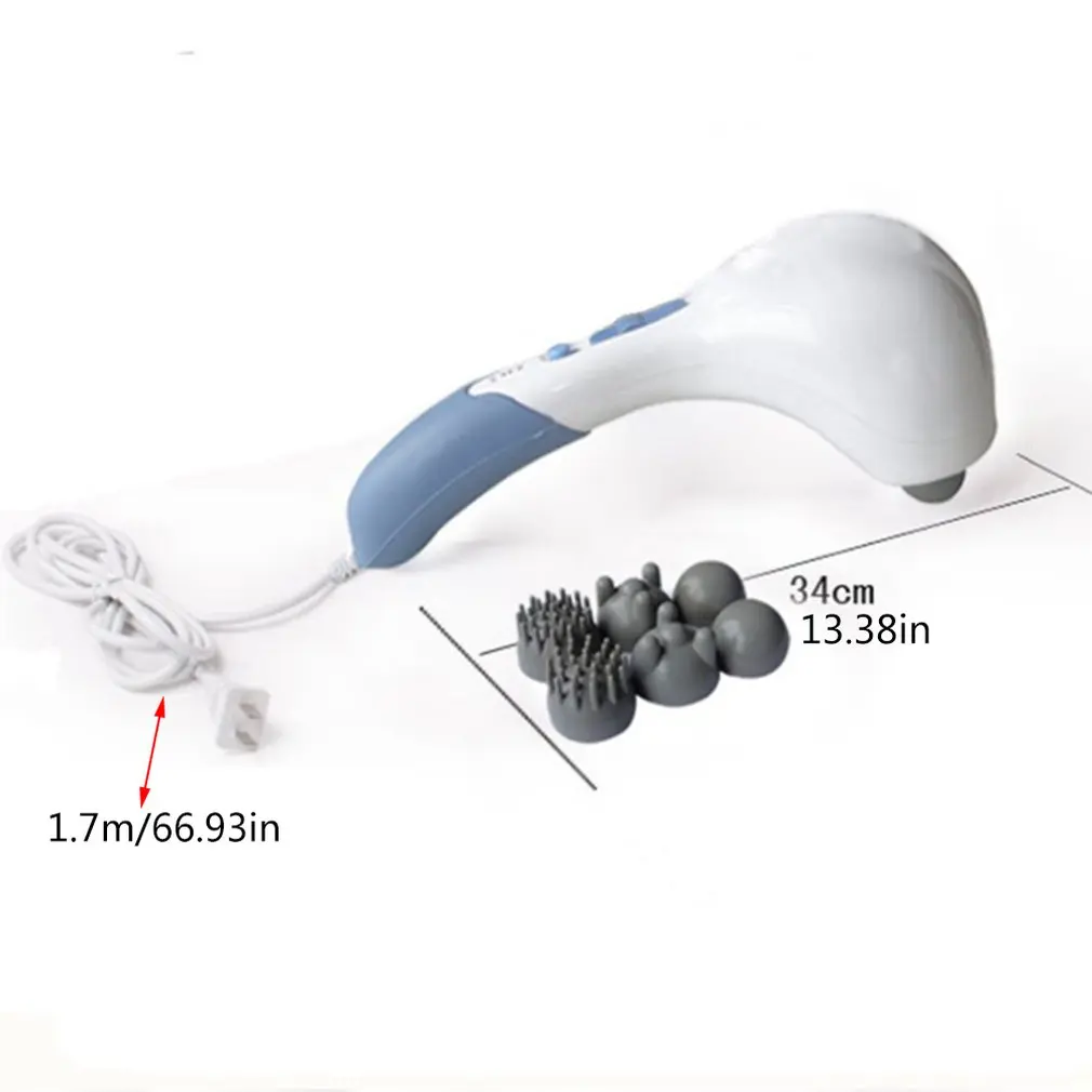 Массажный инструмент с двойной головкой большой массажный молоток домашнее