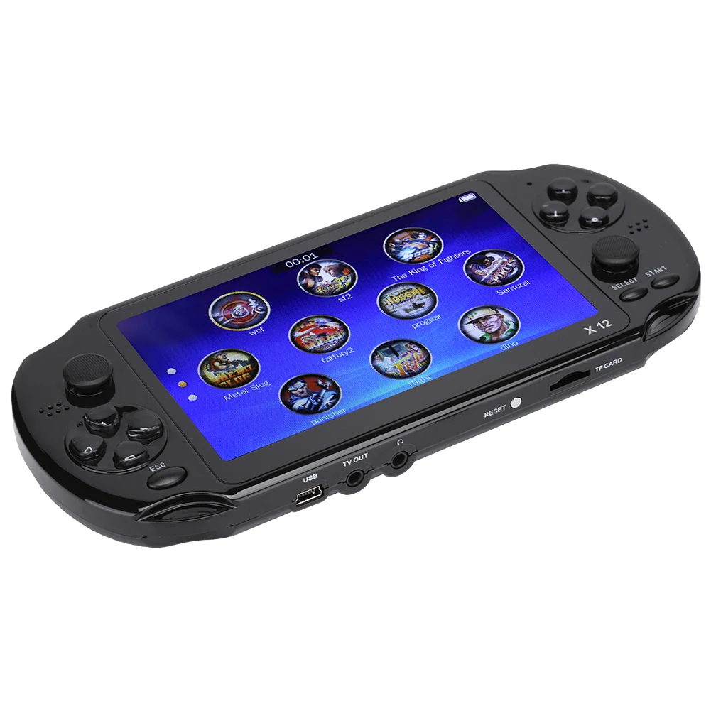 Игровая консоль X12 портативная игровая машина ностальгия двойной качающийся