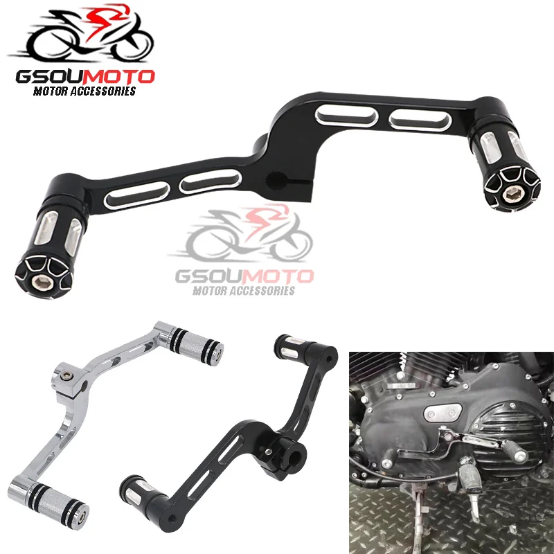 Рычаг переключения передач на каблуке педаль колышки для Harley Sportster XL 883 883N 883R Iron Low