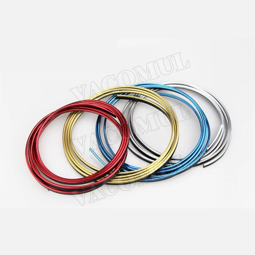 5 м полоски для украшения интерьера автомобиля молдинг отделка приборная панель