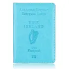 Легкая Кожаная Обложка для паспорта TRASSORY, держатель для путешественников, Европейский союз, Ирландия, защита книг