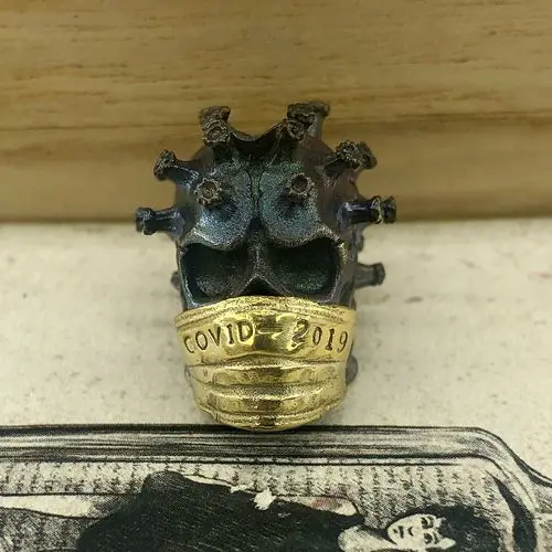 EDC инструменты латунный нож бусины латунь череп бусы на шнурок Паракорд брелок