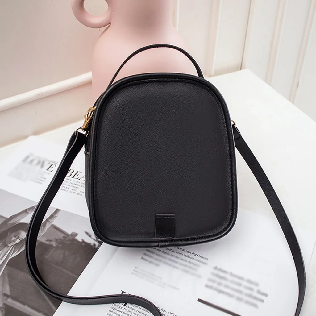 Сумки для женщин 2019 модная женская одноцветная кожаная многофункциональная