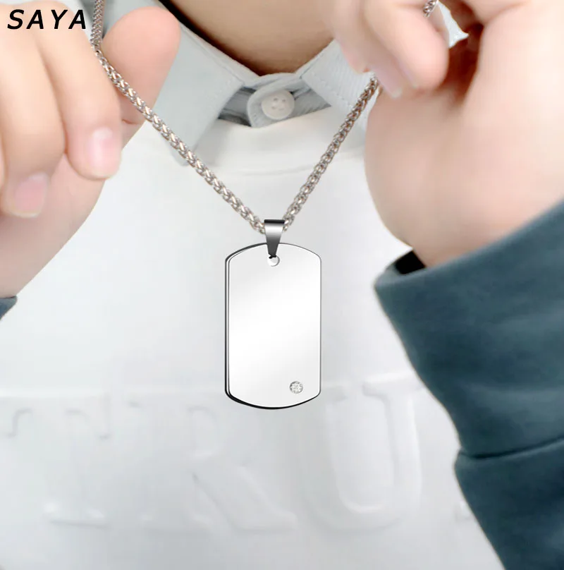 Ожерелья Кулоны из карбида вольфрама для мужчин и женщин с бесплатной