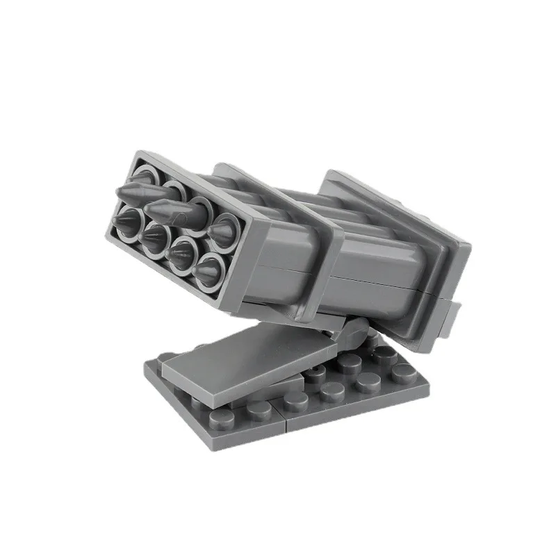 2pcs/10pcs Mini Missile/Bazooka Building Blocks WW2 Weapon Army Accessories MOC Military Bricks Toys for Children Gifts - купить по