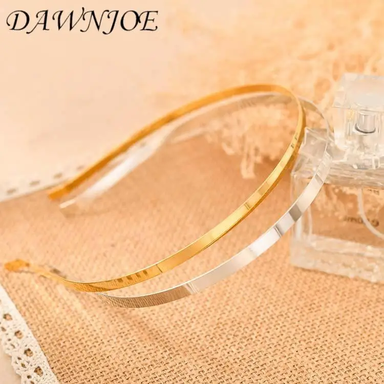 5 шт. 3/4/5/6 мм Ширина цвета: золотистый серебристый Нержавеющая сталь ободки для