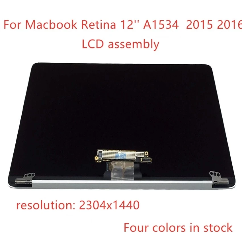 Оригинальный ЖК дисплей 12 дюймов A1534 сменный экран в сборе для Macbook Retina 2015