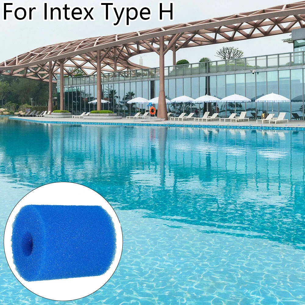 Для Intex Type H Моющиеся Многоразовые фильтры из пены для бассейна фильтровальные