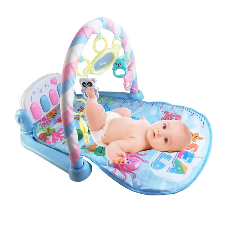 Игровой коврик для детей игровой ползания развивающий игры с пианино