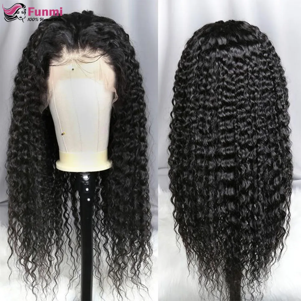 Женские вьющиеся парики на сетке спереди парик 4x4 бразильские из человеческих