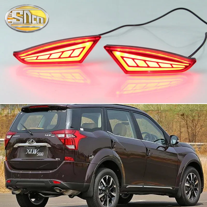 2 шт. для Mahindra XUV500 Светодиодный отражатель заднего бампера светильник вождения