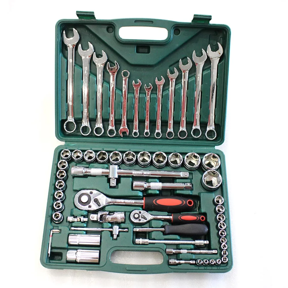 61 шт./компл. гнездо для шлица звездочка Набор торцевых гаечных ключей гаечный