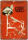 Оловянная вывеска для девочек, винтажный Алюминиевый металлический знак в стиле ретро, железная живопись, винтажное украшение