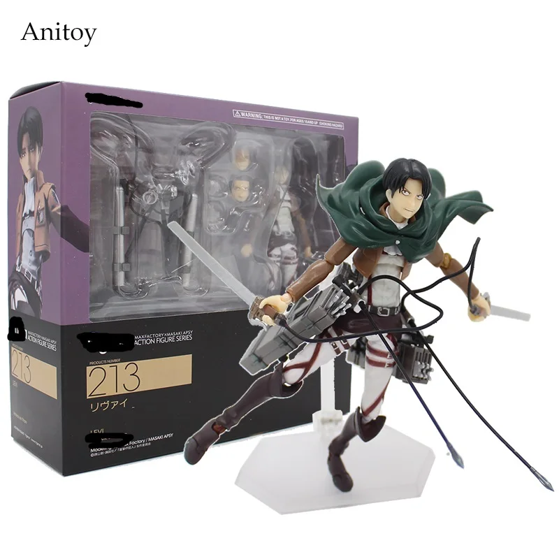 213 Атака на Титанов Eren Jaeger 207 Mikasa Ackerman 203 213 Mikasa Ackerman фигурка коллекционная игрушка 14 см - Цвет: 213