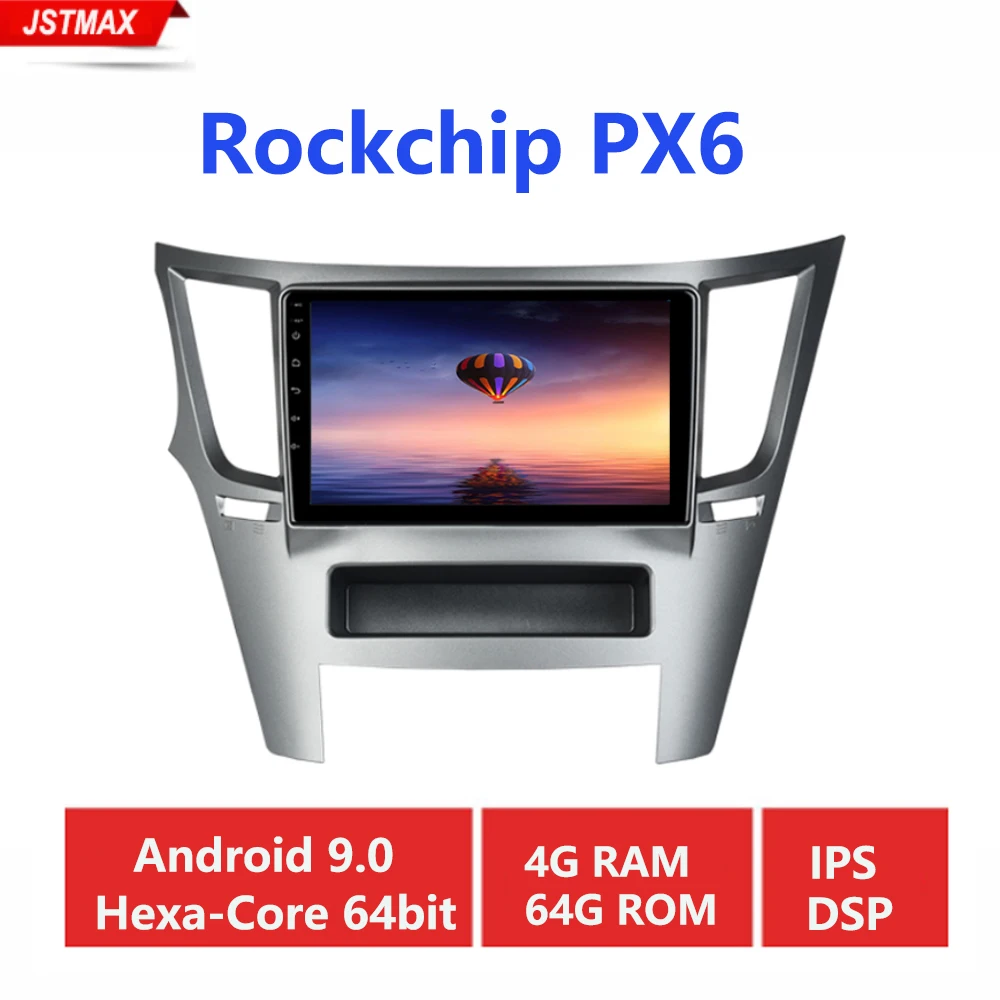 1 din автомобильный Радио Мультимедиа Android 9,0 TDA7850 для Subaru Legacy Outback 2009 2010 2011 2012 2013 USB MP3 " ips DSP Wi-Fi