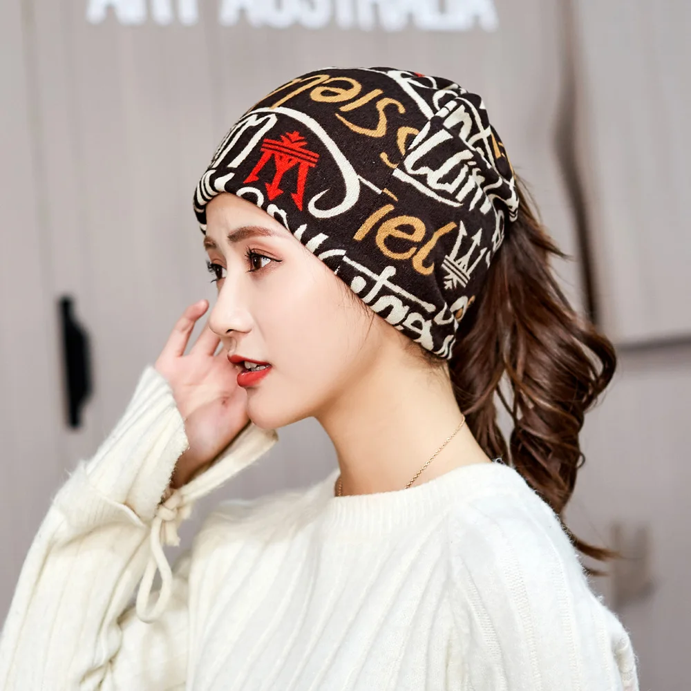 2019 Designer Women Hats Autumn Spring Winter Skullies Female Headgear Fashion Letter Korean Monthly Womens Beanies Hat | Аксессуары для