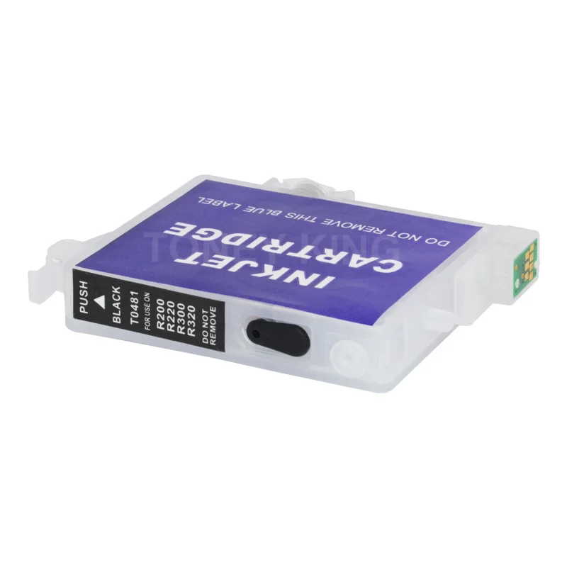 Тоней Кинг T0481 чернильный картридж для Epson Stylus Photo R200 R220 заправляемые чернильные